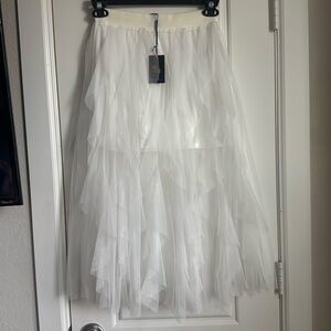Sincerely Jules Size M White Skirt